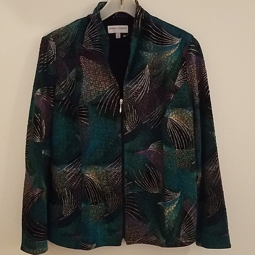 Drapers & Damons Multicolor Artsy Print Jacket - PS